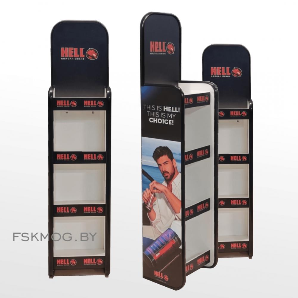 Стойка рекламная  "HELL"